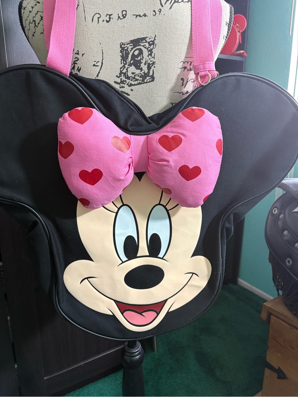 Minnie Mouse Pink Bow tote Shoulder large Bag